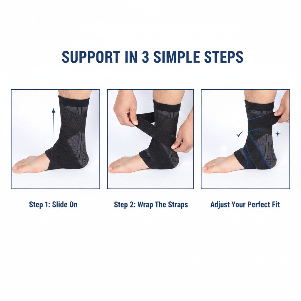 Foot Sleeve with Support Straps