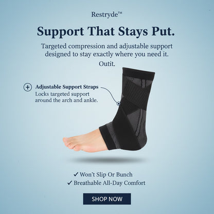 Foot Sleeve with Support Straps