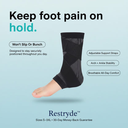 Foot Sleeve with Support Straps