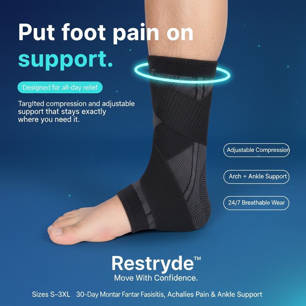 Foot Sleeve with Support Straps