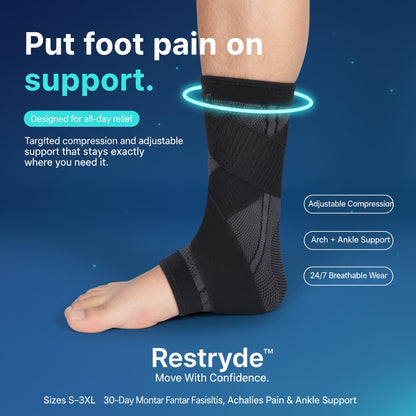 Foot Sleeve with Support Straps