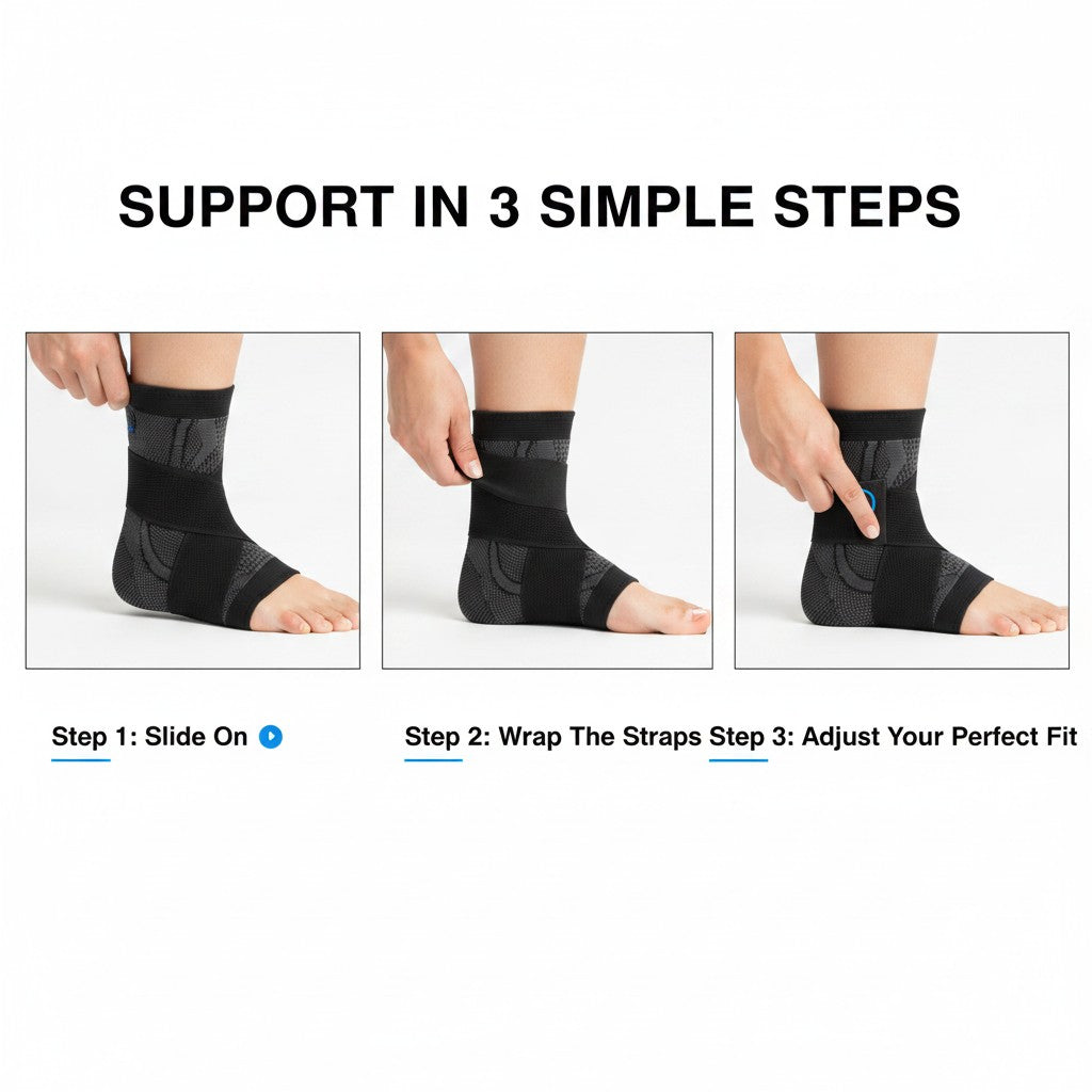 Foot Sleeve with Support Straps