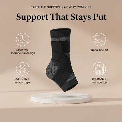 Foot Sleeve with Support Straps