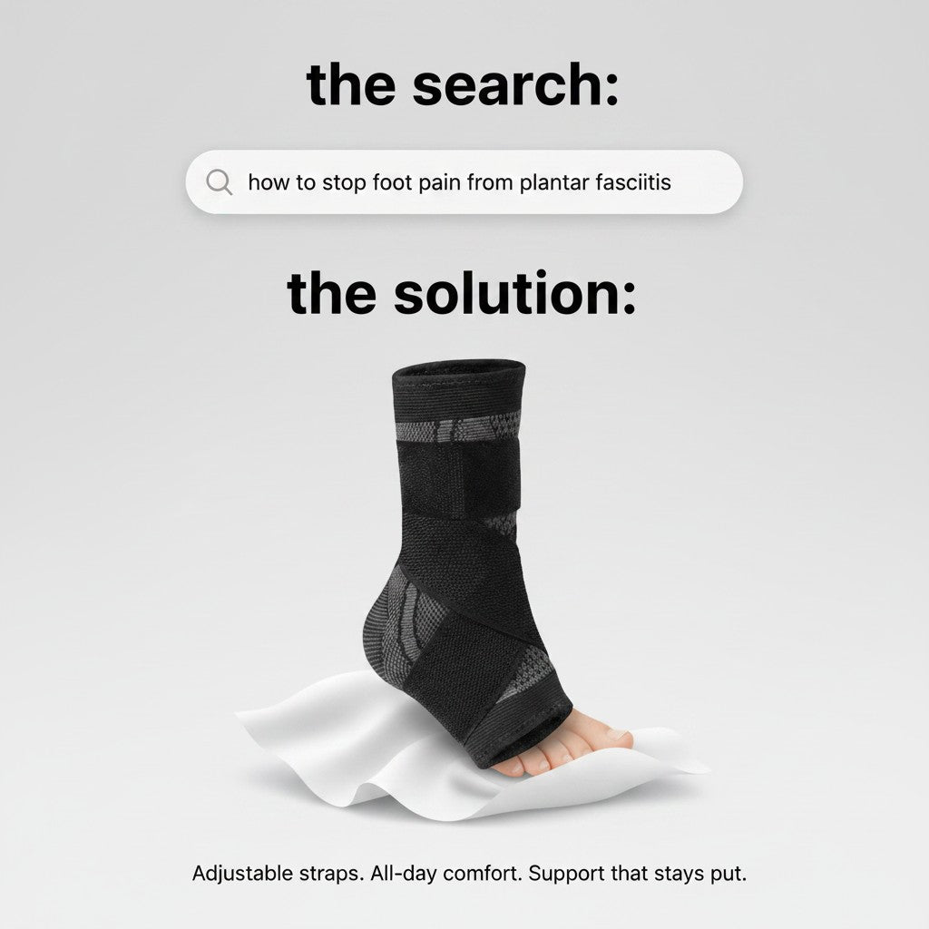 Foot Sleeve with Support Straps